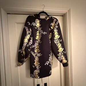 Cynthia Rowley Gold Foil Bonded Dress - BRAND NEW w TAGS!
